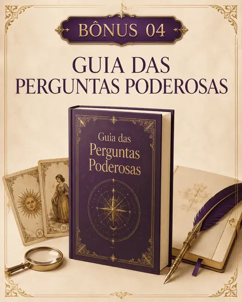 Capa do bônus 04 — Guia das Perguntas Poderosas